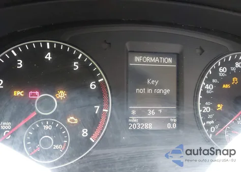 2012 Volkswagen Passat 2.5L Se z USA, uszkodzony, nr VIN 1VWBP7A35CC105008